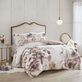 3 Piece Cotton Printed Duvet Cover Set