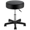 VEVOR Rolling Stools with Wheels, 400 LBS Weight Capacity Adjustable Height Stool with Ultra-Thick Seat Cushion, Swivel Stools Chair for Salon, Bar