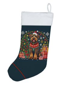 Airedale Terrier Christmas Christmas Stocking Fireplace Hanging Stockings Christmas Season Party Decor Family Holiday Decorations