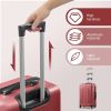 FCH Curved Vertical Stripe 4-in-1 Trolley Case - Retro Red