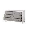 Katia Rustic Gray & Weathered White Finish Dresser