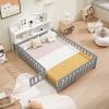 Headboards for Full-size Montessori Floor Bed White,Freely collocation