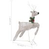 Reindeer & Sleigh Christmas Decoration 100 LEDs Outdoor Gold