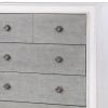 Katia Rustic Gray & Weathered White Finish Chest