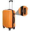 3-in-1 Multifunctional Large Capacity Traveling Storage Suitcase Luggage Set Orange