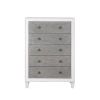 Katia Rustic Gray & Weathered White Finish Chest