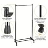 Garment Racks 3ft-5.18ft Height Adjustable Clothes Stand Foldable Clothes Hanger w/ Wheels Storage