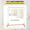 VEVOR Z Rack, Industrial Grade Z Base Garment Rack, Height Adjustable Rolling Z Garment Rack