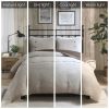 3 Piece Corduroy Duvet Cover Set