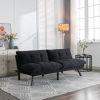 Black Convertible Folding Modern sofa Bed