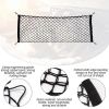 Cargo Net Stretchable, Car Exterior Accessories, Adjustable Elastic Trunk Storage Net with Hook for SUVs, Cars and Trucks (35.4x15.8 Inch)