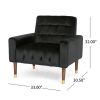 Mirod Comfy Arm Chair with Tufted Back , Modern for Living Room, Bedroom and Study