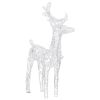 Reindeers & Sleigh Christmas Decoration 160 LEDs 51.2" Acrylic