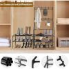 5-Tier Shoe Rack Shoe Storage for Entryway,Narrow Shoe Rack,Coat and Shoe Rack with 8 Hooks