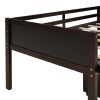 Twin size Loft Bed Wood Bed with Two Storage Boxes - Espresso ( old sku: LP000075AAP )