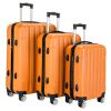 3-in-1 Multifunctional Large Capacity Traveling Storage Suitcase Luggage Set Orange