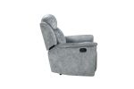 Mariana Silver Gray Fabric Manual Recliner Chair