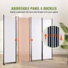 VEVOR Room Divider, 5.6 ft Room Dividers and Folding Privacy Screens (4-panel), Fabric Partition Room Dividers for Office, Bedroom, Dining Room, Study