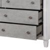 Katia Rustic Gray & Weathered White Finish Dresser