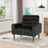 Mirod Comfy Arm Chair with Tufted Back , Modern for Living Room, Bedroom and Study