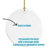 American Akita Poinsetta Wreath Ceramic Ornament Christmas Tree Hanging Decorations for Home Christmas Holiday, Party, Gift, 3 in, Multicolor