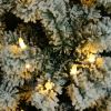 FCH 6ft Flocking Tied Light Christmas Tree RT