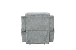 Mariana Silver Gray Fabric Manual Recliner Chair