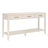 High-Quality Entryway Console Table with Vertical Stripe Drawers, Long Legs,Suitable for Entryway, Hallway, Living Room, Foyer, Corridor