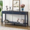 High-Quality Entryway Console Table with Vertical Stripe Drawers, Long Legs,Suitable for Entryway, Hallway, Living Room, Foyer, Corridor