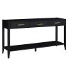 High-Quality Entryway Console Table with Vertical Stripe Drawers, Long Legs,Suitable for Entryway, Hallway, Living Room, Foyer, Corridor