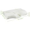 Bamboo Memory Foam Sleep Pillow Contoured Cervical Orthopedic Pillow Neck Support Breath Pillow