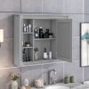 35'' x 28'' Wall Mounted Bathroom Storage Cabinet, Medicine Cabinet, Modern Bathroom Wall Cabinet with Mirror