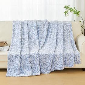 Krifey Flannel Fleece 3D Throw Blanket for Couch, Super Soft Cozy Blankets for Women, All Season Use (size: 50.60)