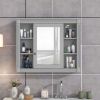 35'' x 28'' Wall Mounted Bathroom Storage Cabinet, Medicine Cabinet, Modern Bathroom Wall Cabinet with Mirror