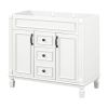 36'' Bathroom Vanity without Top Sink, Royal Blue Cabinet only