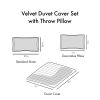 Velvet Duvet Cover Set