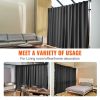 VEVOR Room Divider, 8 ft x 10 ft Portable Panel Room Divider with Wheels Curtain Divider Stand, Room Divider Privacy Screen for Office, Bedroom