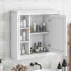 35'' x 28'' Wall Mounted Bathroom Storage Cabinet, Medicine Cabinet, Modern Bathroom Wall Cabinet with Mirror