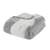 Ombre Shaggy Faux Fur Comforter Set