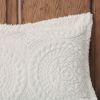 Embroidered Medallion Faux Fur Ultra Plush Comforter Mini Set